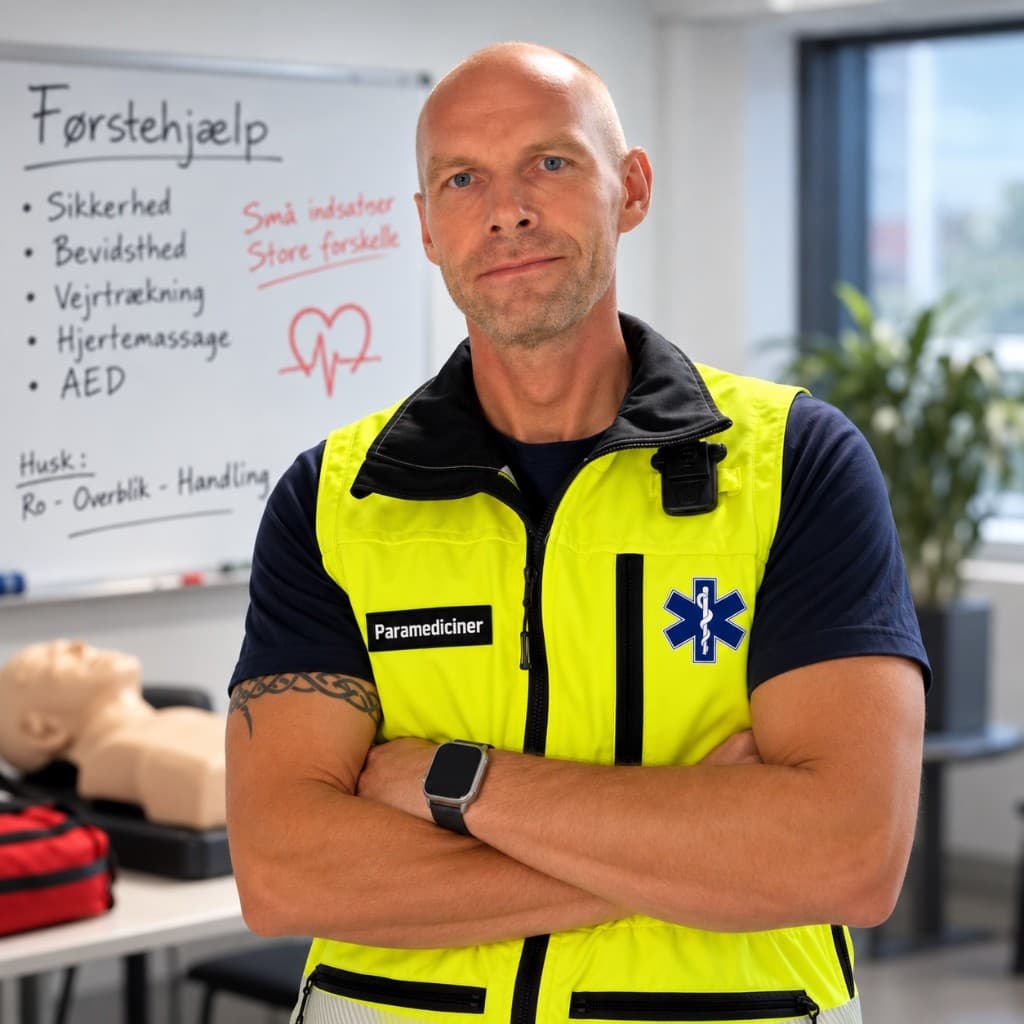 Dennis Højsgaard, paramediciner og instruktør